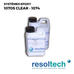 Résines époxy 1070S clear - 1074 RESOLTECH