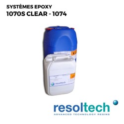 Résines époxy 1070S clear - 1074 RESOLTECH