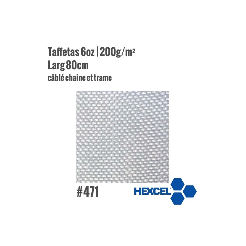 Tissu de verre hexcel 471 - matériaux composites - Atua.Cores