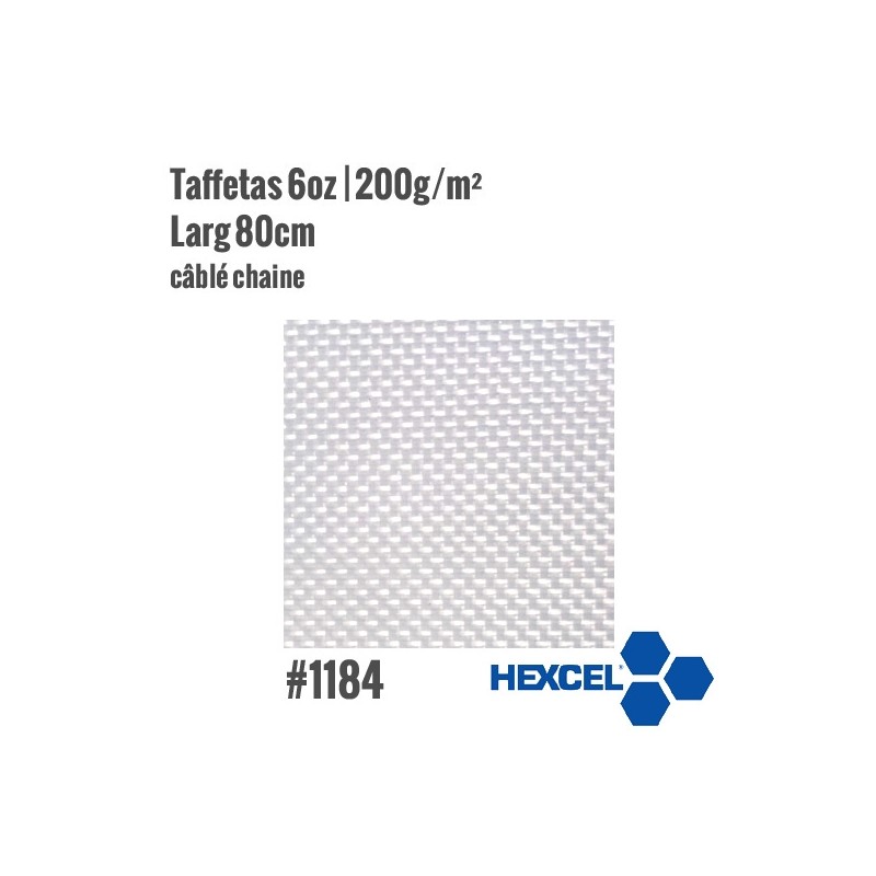 Hexcel 1184 - Taffetas 6oz | 204g/m² - Larg 80cm