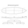 SHORTBOARD PERFORMANCE SQUASH TAIL + PACK TISSUS ET RÉSINES