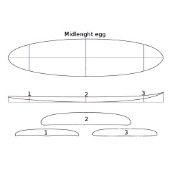 MIDLENGHT EGG + PACK TISSUS et RÉSINES