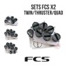 FCS I (X2) - SET DE PLUGS EN TWIN - THRUSTER - QUAD