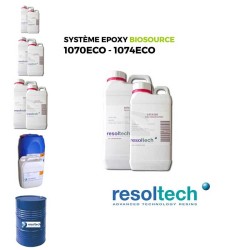 Résines époxy 1070S clear - 1074 RESOLTECH