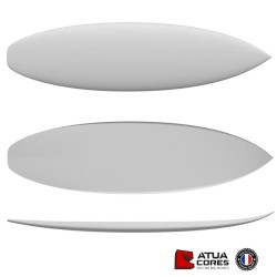 SHORTBOARD PERFORMANCE SQUASH TAIL + PACK TISSUS ET RÉSINES