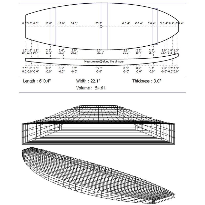 Pains 6'0 SF Shortboard
