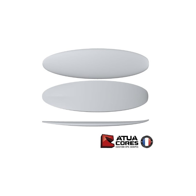 Shortboard noseless pain PSE 2D ou 3D Atua