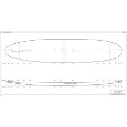 Pain 6'0 en bois BALSA à shaper