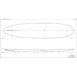 Pain 6'0 en bois BALSA à shaper