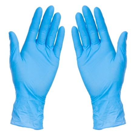 Boîte 100 gants en latex poudré taille L (9-101/2)