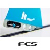 Cutaway 9 pouces (22.9 cm) Fluid Foils - FCS - fumé/smoke